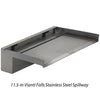 Image of EasyPro Vianti Falls Stainless Spillway with 2" Lip - 11.5" Wide SSS11