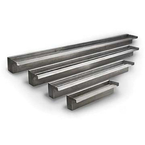 EasyPro Vianti Falls Stainless Spillway with 2" Lip - 23.5" Wide SSS23 with Other Spillway Sizes