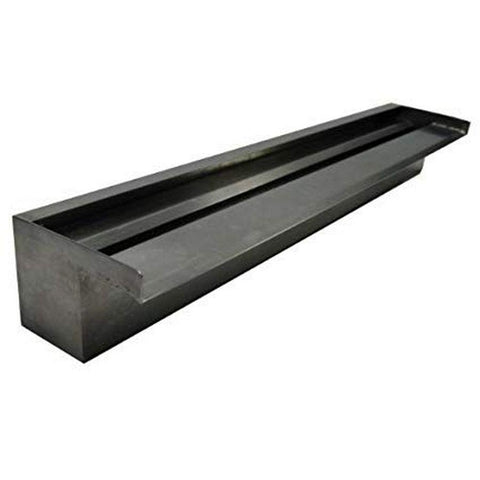 EasyPro Vianti Falls Stainless Spillway with 2" Lip - 35.5" Wide SSS35 Top View
