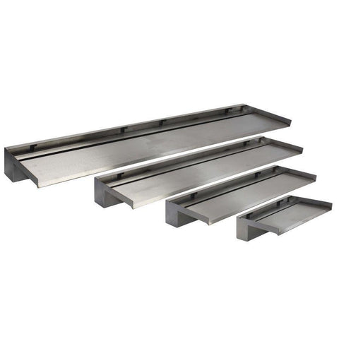 EasyPro Vianti Falls Stainless Spillway with 6" Lip - 11.5" Wide SSS611 with Other Spillway Sizes